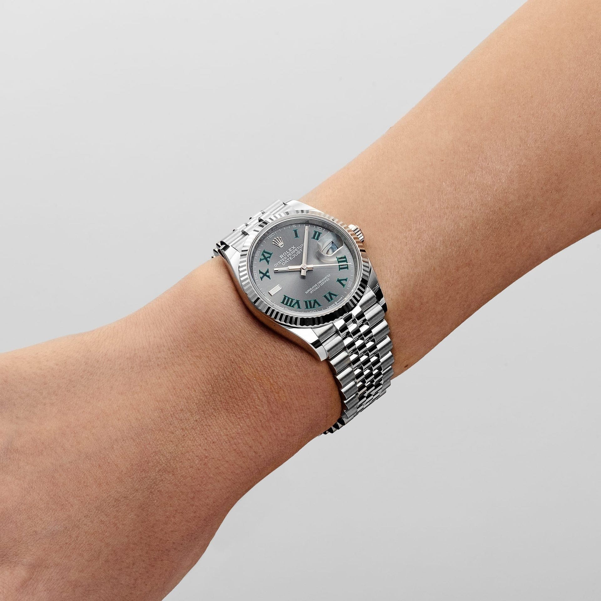 Rolex Datejust 36 126234 Stainless Steel Slate 'Wimbledon' Dial Jubilee (2026)