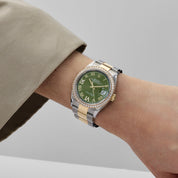 Rolex Datejust 36 126283RBR Stainless Steel Yellow Gold Olive Green Diamond Dial Diamond Bezel Oyster (2023)