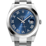 Rolex Datejust 41 126300 Stainless Steel Blue Roman Dial Oyster (2024)