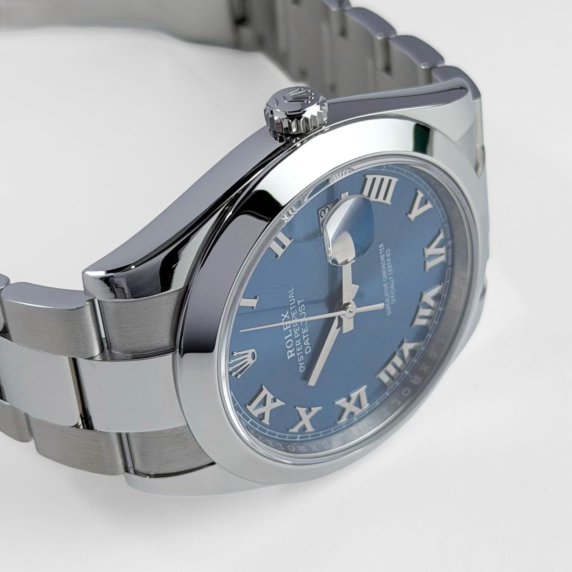 Rolex Datejust 41 126300 Stainless Steel Blue Roman Dial Oyster (2024)