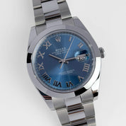 Rolex Datejust 41 126300 Stainless Steel Blue Roman Dial Oyster (2024)
