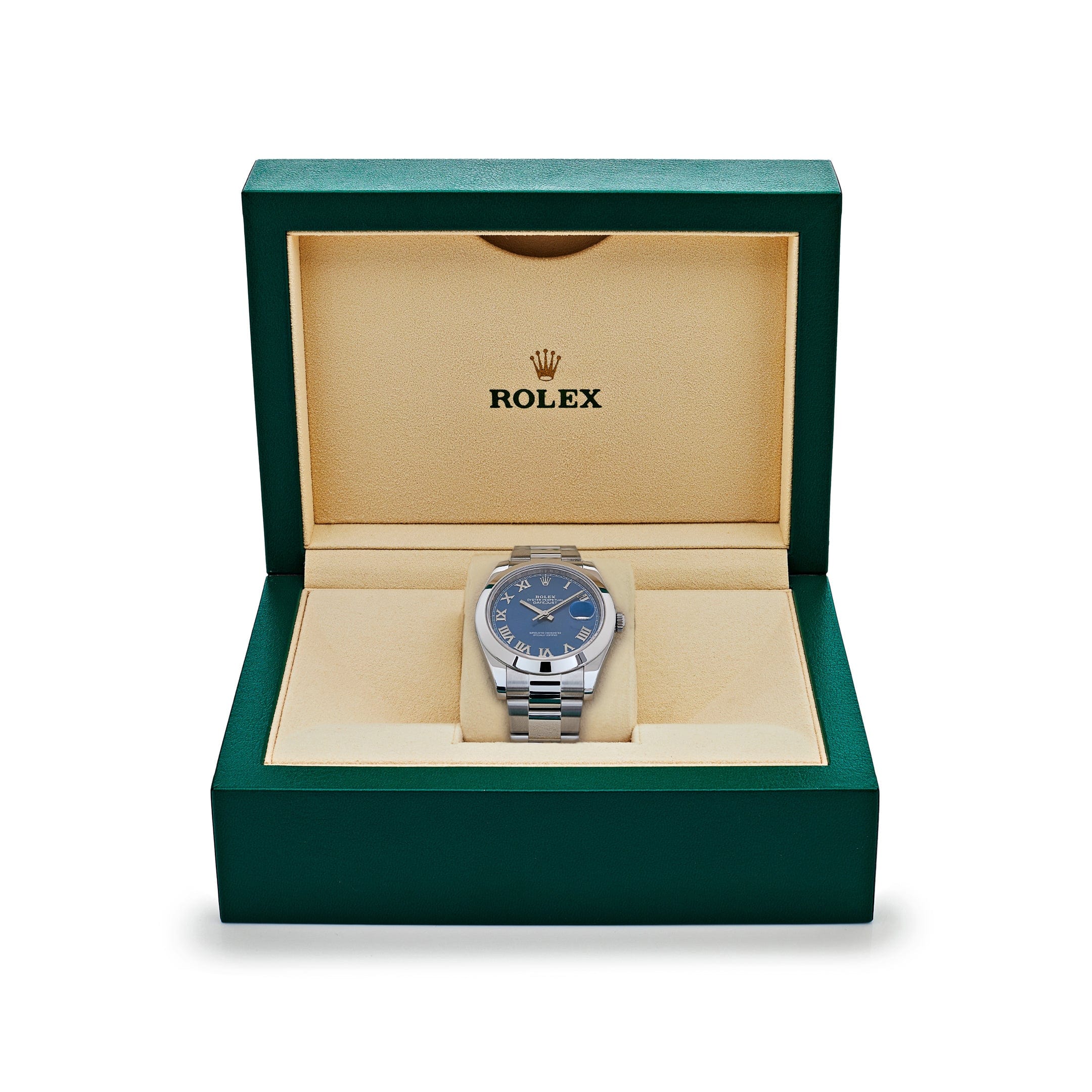 Rolex Datejust 41 126300 Stainless Steel Blue Roman Dial Oyster (2025)