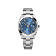 Rolex Datejust 41 126300 Stainless Steel Blue Roman Dial Oyster (2024)