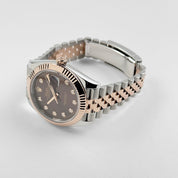 Rolex Datejust 41 126331 Stainless Steel Rose Gold Chocolate Diamond Dial Jubilee (2023)