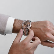 Rolex Datejust 41 126331 Stainless Steel Rose Gold Chocolate Diamond Dial Jubilee (2023)