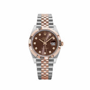 Rolex Datejust 41 126331 Stainless Steel Rose Gold Chocolate Diamond Dial Jubilee (2023)