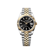Rolex Datejust 41 126333 Stainless Steel Yellow Gold Black Dial Jubilee (2019)