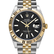 Rolex Datejust 41 126333 Stainless Steel Yellow Gold Black Dial Jubilee (2026)