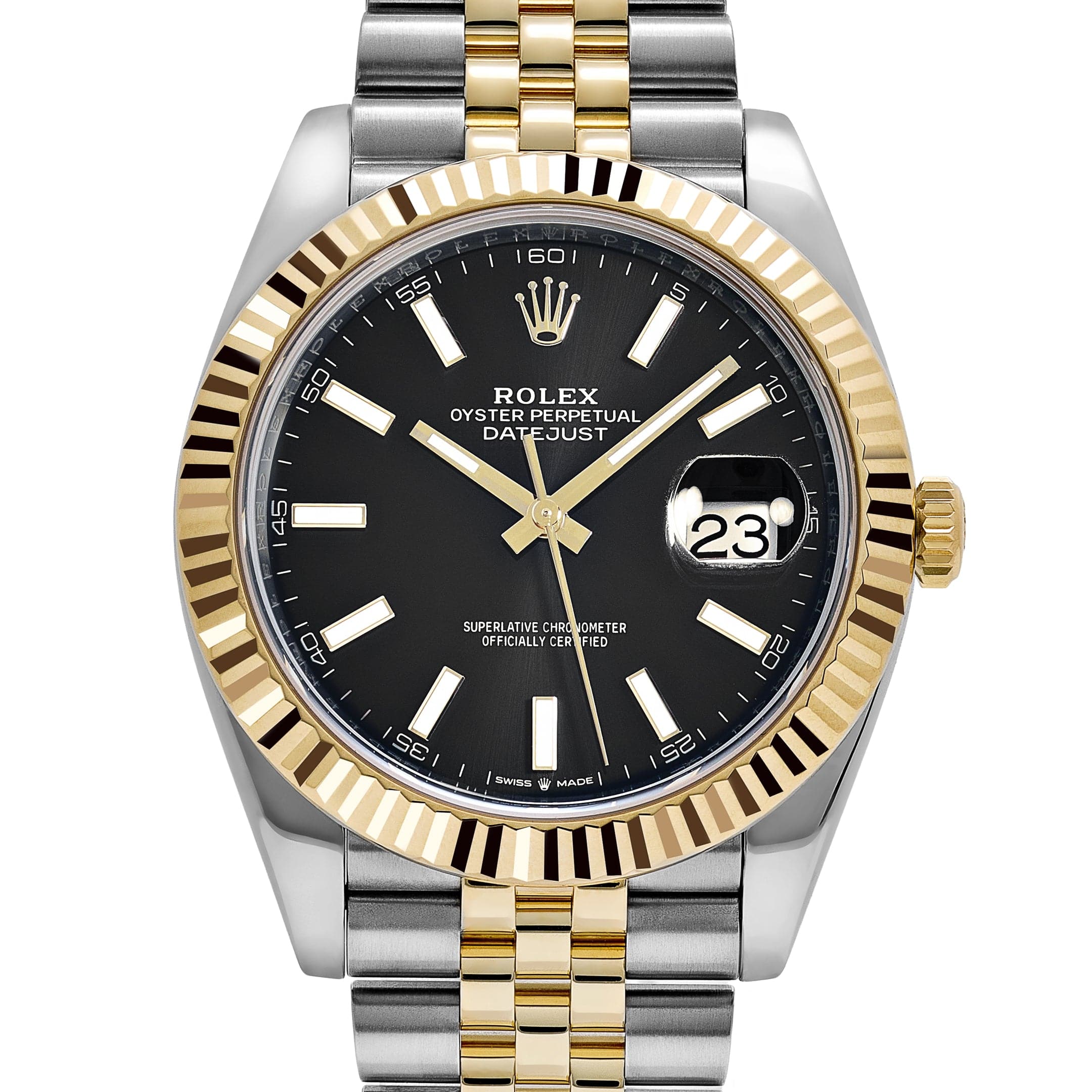 Rolex Datejust 41 126333 Stainless Steel Yellow Gold Black Dial Jubilee (2026)