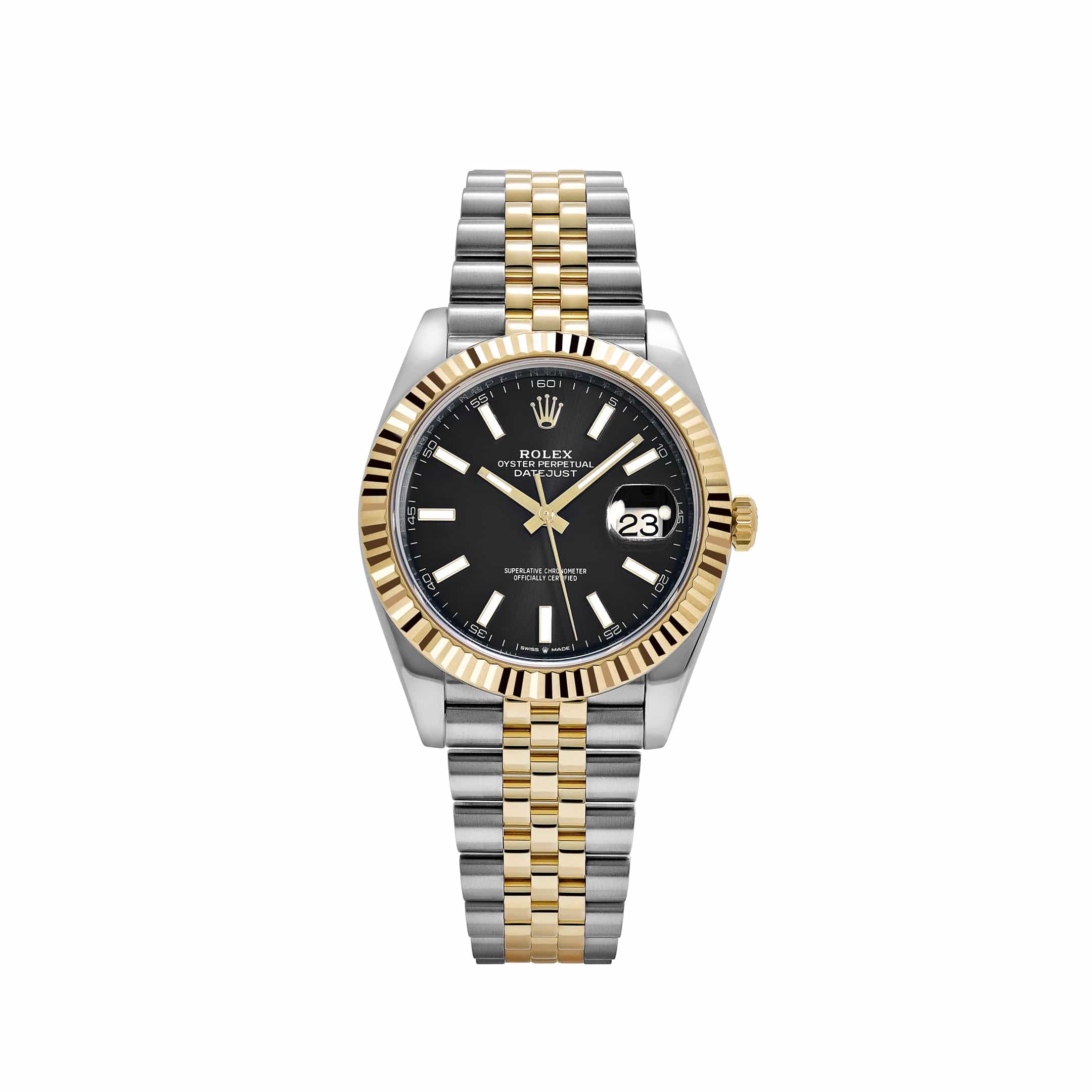 Rolex Datejust 41 126333 Stainless Steel Yellow Gold Black Dial Jubilee (2026)