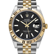 Rolex Datejust 41 126333 Stainless Steel Yellow Gold Black Dial Jubilee (2019)