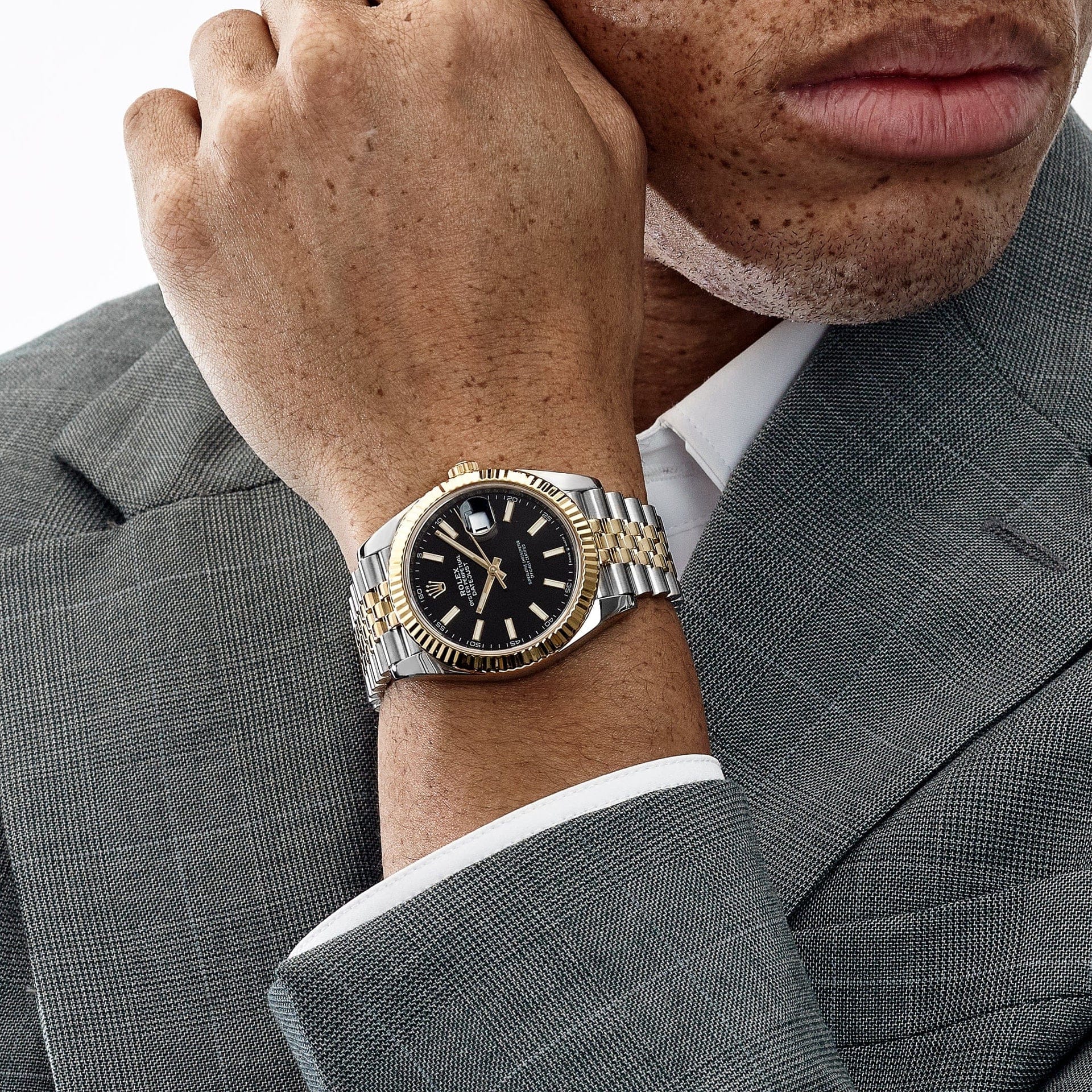 Rolex Datejust 41 126333 Stainless Steel Yellow Gold Black Dial Jubilee (2019)