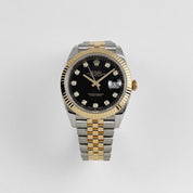 Rolex Datejust 41 126333 Stainless Steel Yellow Gold Black Diamond Dial Jubilee (2018)
