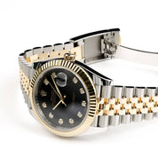 Rolex Datejust 41 126333 Stainless Steel Yellow Gold Black Diamond Dial Jubilee (2018)