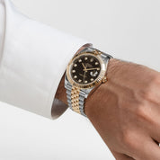 Rolex Datejust 41 126333 Stainless Steel Yellow Gold Black Diamond Dial Jubilee (2025)