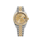 Rolex Datejust 41 126333 Yellow Gold Stainless Steel Champagne Diamond Dial Jubilee (2025)