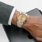 Rolex Datejust 41 126333 Yellow Gold Stainless Steel Champagne Diamond Dial Jubilee (2025)