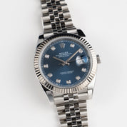 Rolex Datejust 41 126334 Stainless Steel Blue Diamond Dial Jubilee (2021)