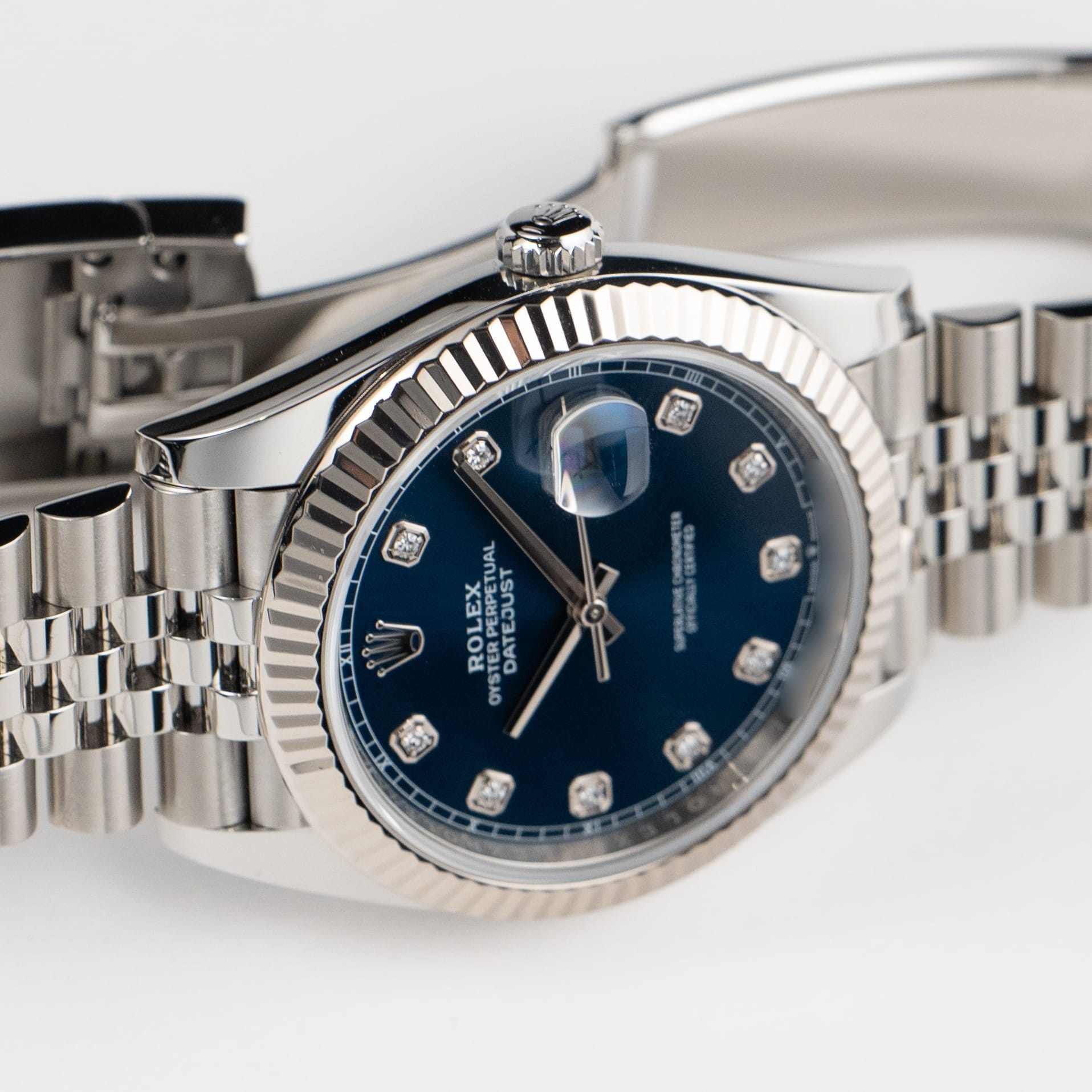 Rolex Datejust 41 126334 Stainless Steel Blue Diamond Dial Jubilee (2021)