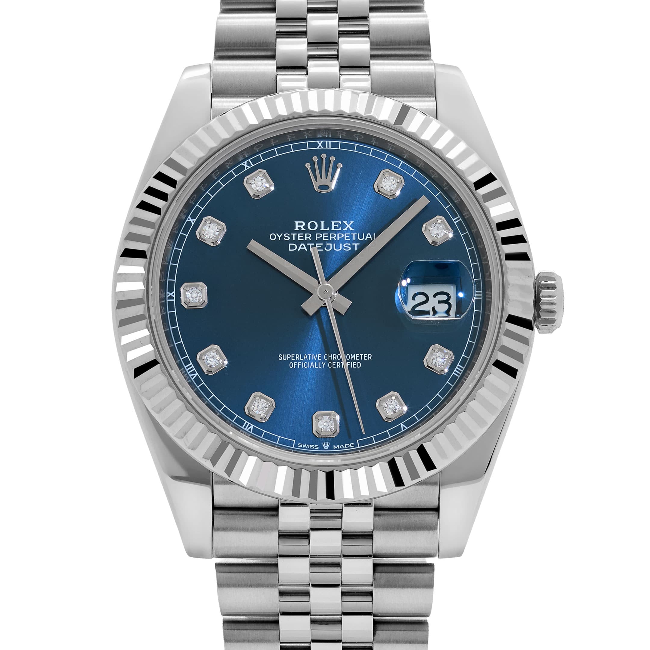Rolex Datejust 41 126334 Stainless Steel Blue Diamond Dial Jubilee (2026)