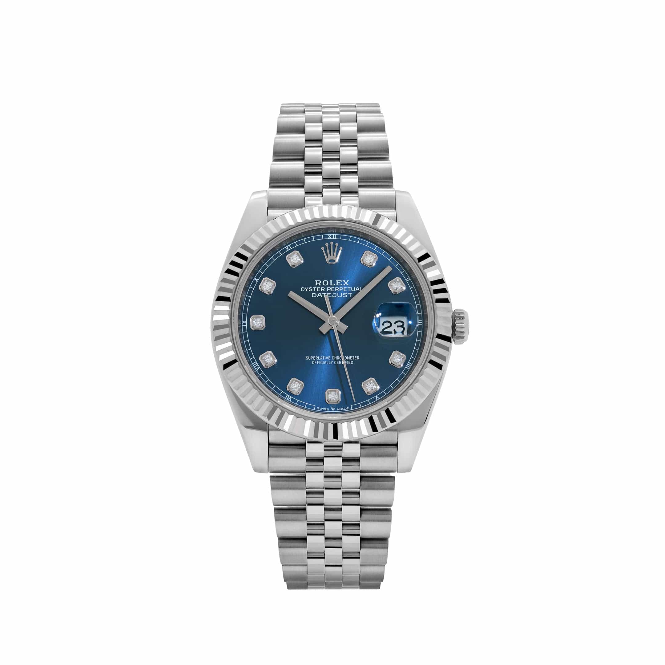 Rolex Datejust 41 126334 Stainless Steel Blue Diamond Dial Jubilee (2026)