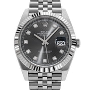 Rolex Datejust 41 126334 Stainless Steel Slate Diamond Dial Jubilee (2025)