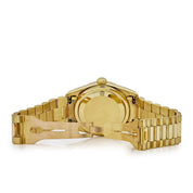 Rolex Day-Date Presidential Yellow Gold Champagne Diamond Dial 18238 Wrist Aficionado