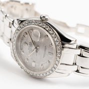 Rolex Day-Date 18946 Masterpiece Platinum Meteorite Diamond Dial and Bezel (2021)