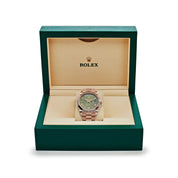 Rolex Day-Date 228235 Rose Gold Olive Green Dial (2023)