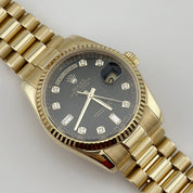 Rolex Day-Date 36 118238 Yellow Gold Black Diamond Dial (2006/2007)