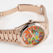 Rolex Day-Date 36 128235 'Emoji Puzzle' Rose Gold