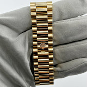 Rolex Day-Date 36 128238 Yellow Gold Green Diamond Dial (2024)