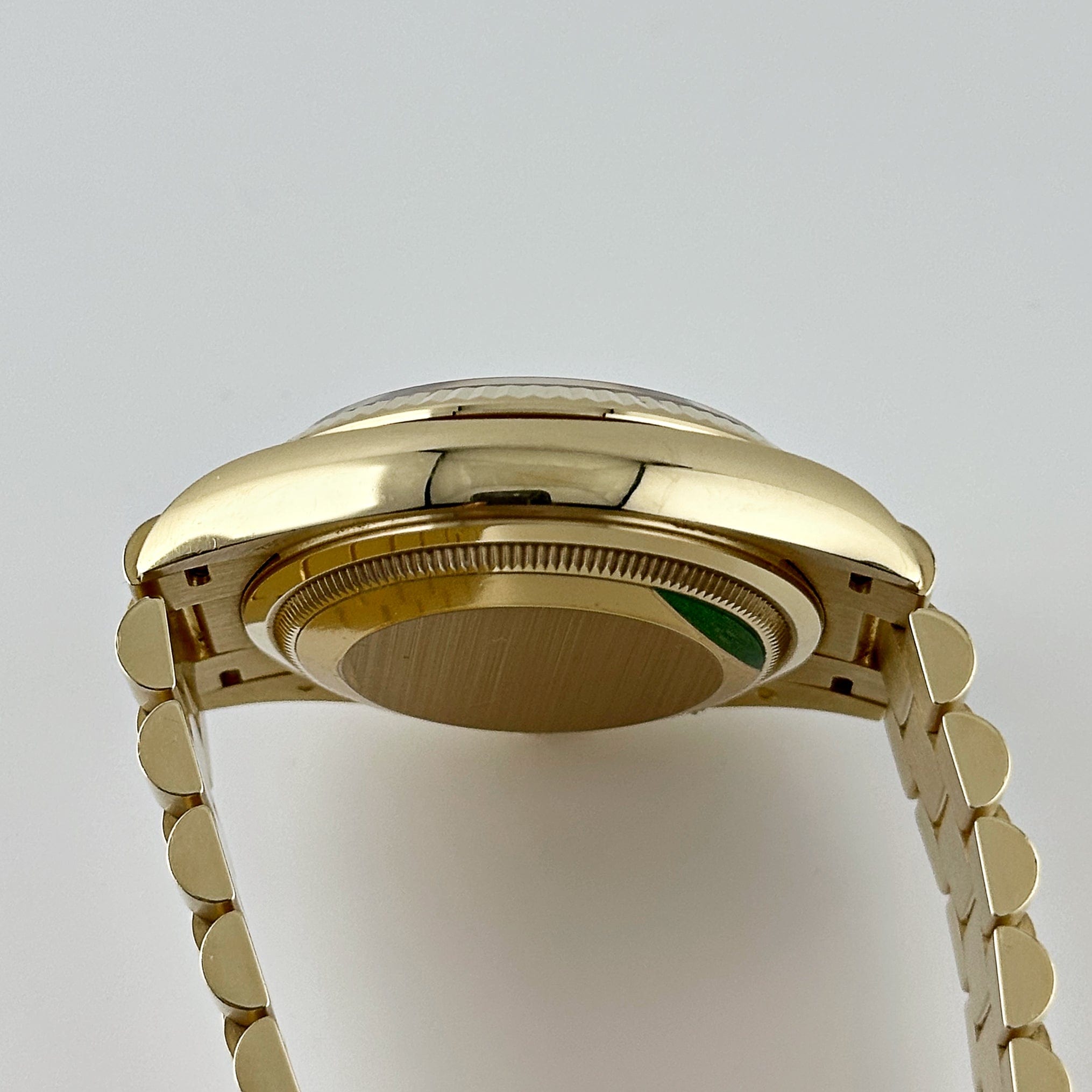 Rolex Day-Date 36 128238 Yellow Gold Green Ombré Diamond Dial