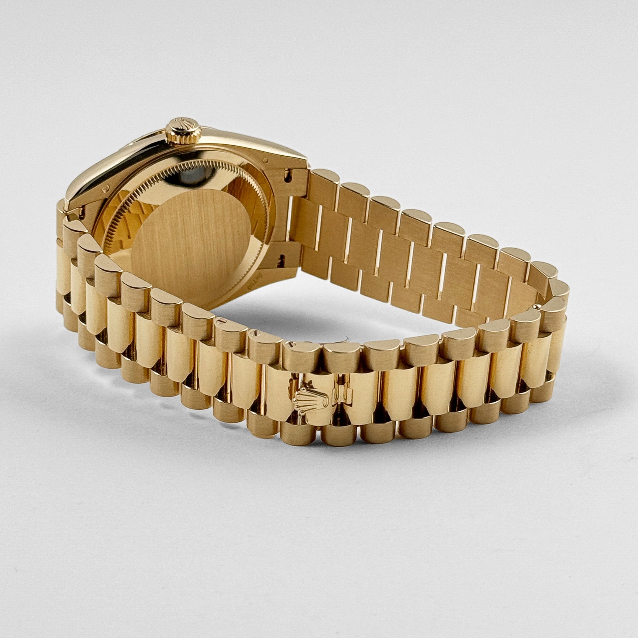 Rolex Day-Date 36 128238 Yellow Gold Green Ombre Roman Numeral Dial (2024)