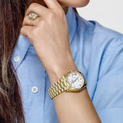 Rolex Day-Date 36 128238 Yellow Gold White Roman Numerals Dial