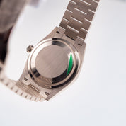 Rolex Day-Date 36 128239 White Gold Pink Opal Diamond Roman Numerals Dial (2025)