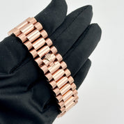 Rolex Day-Date 36 128345RBR Rose Gold Rainbow Diamond Pave Dial Diamond Bezel (2025)