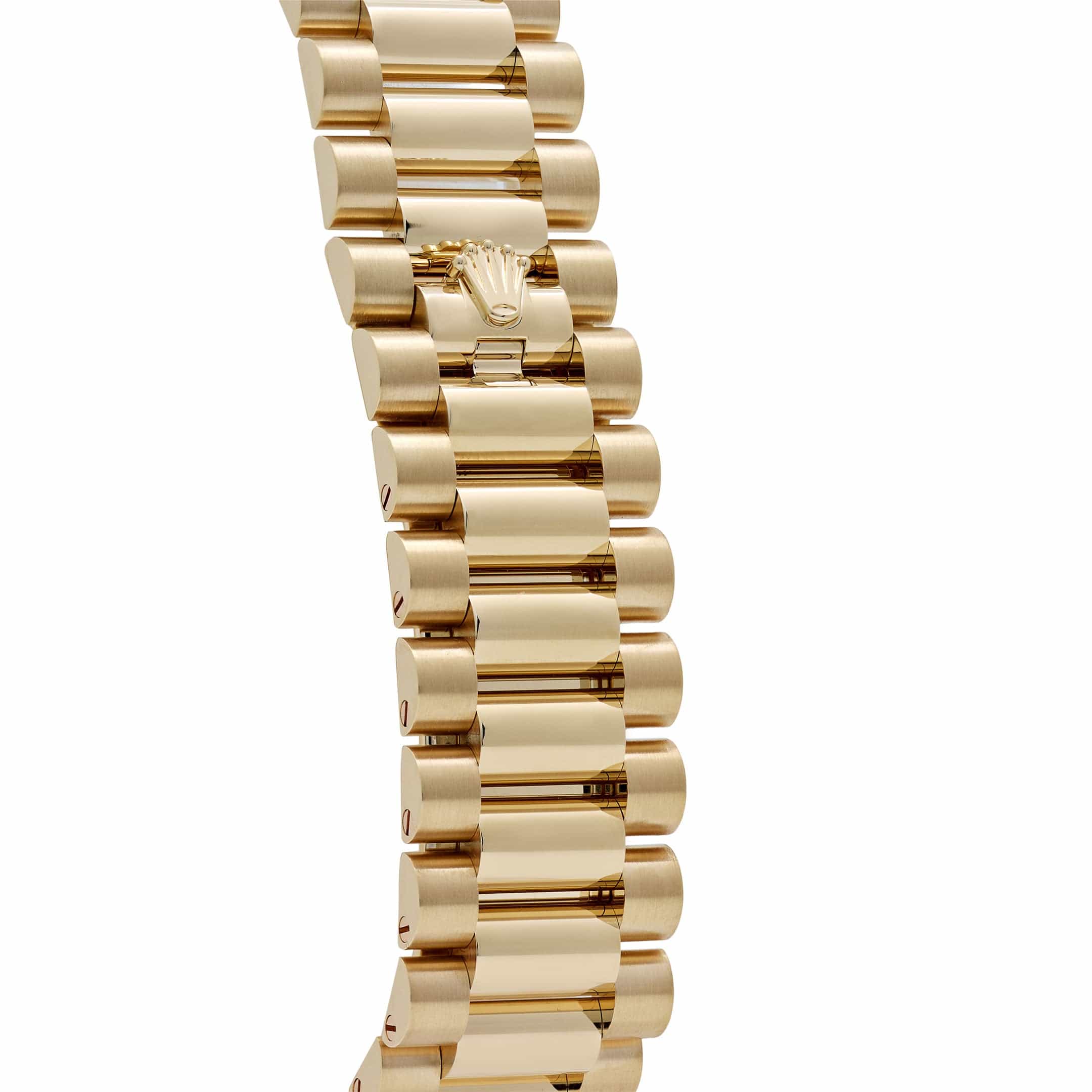 Rolex Day-Date 36 128398TBR Yellow Gold Carnelian Diamond Dial Diamond Bezel President (2025)