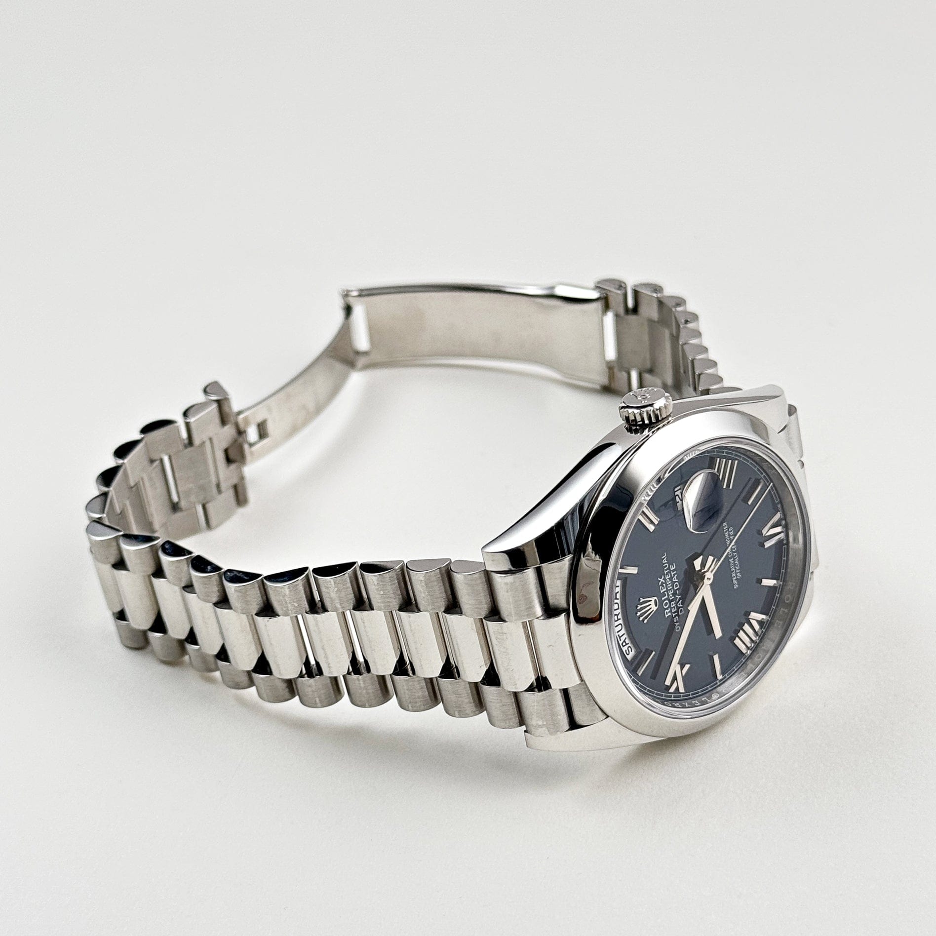 Rolex Day-Date 40 228206 Platinum Blue Dial (2022)