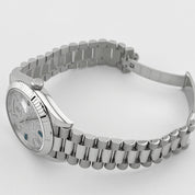 Rolex Day-Date 40 228236 Platinum Diamond Sapphire Dial President (2023)