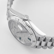 Rolex Day-Date 40 228236 Platinum Diamond Sapphire Dial President (2023)