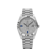 Rolex Day-Date 40 228236 Platinum Diamond Sapphire Dial President (2023)