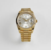 Rolex Day-Date 40 228238 Yellow Gold Silver Roman Numerals Dial (2021)