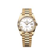Rolex Day-Date 40 228238 Yellow Gold White Roman Numerals Dial (2025)