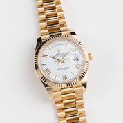 Rolex Day-Date 40 228238 Yellow Gold White Roman Numerals Dial (2021)