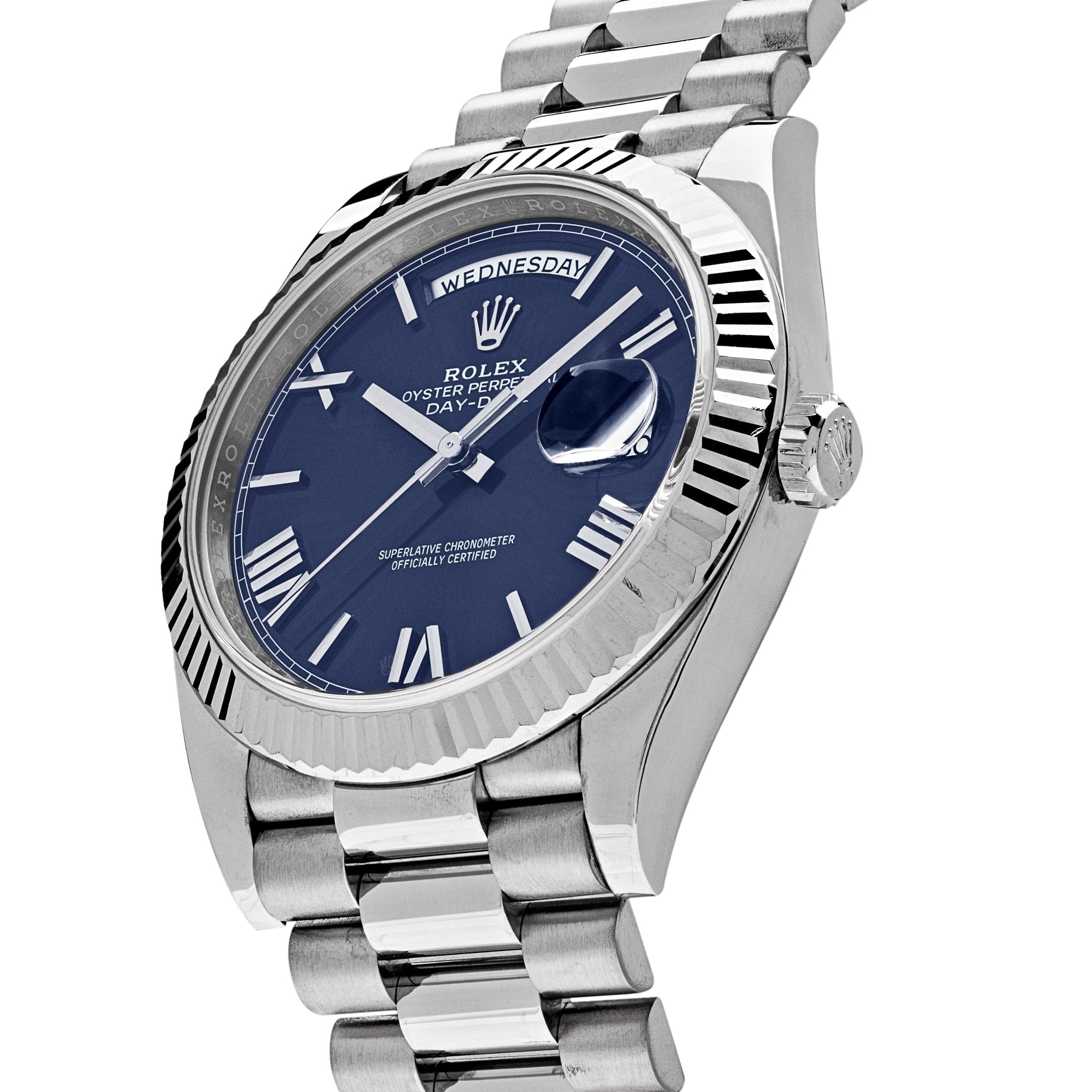 Rolex Day-Date 40 228239 White Gold Blue Dial (2018)