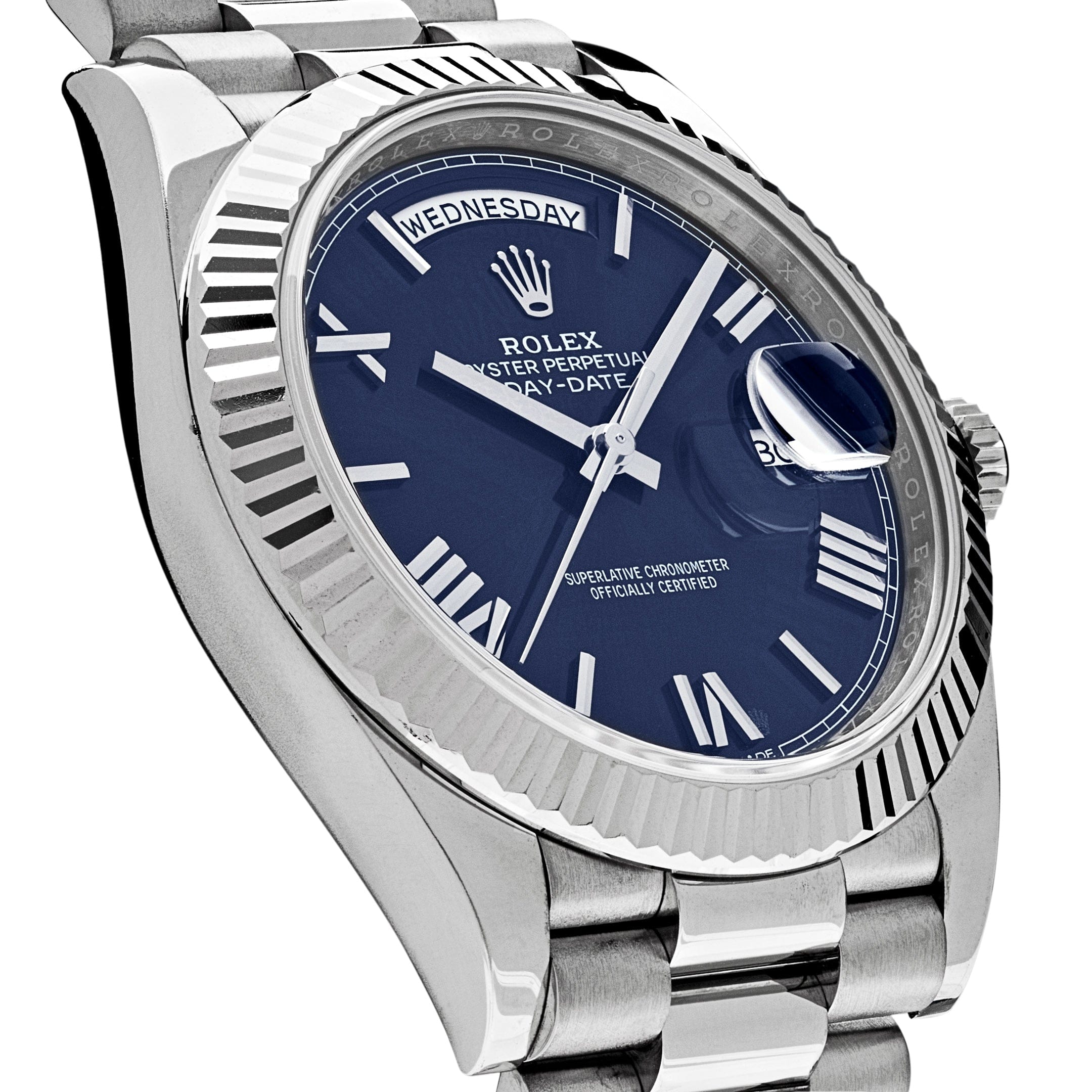 Rolex Day-Date 40 228239 White Gold Blue Dial (2018)