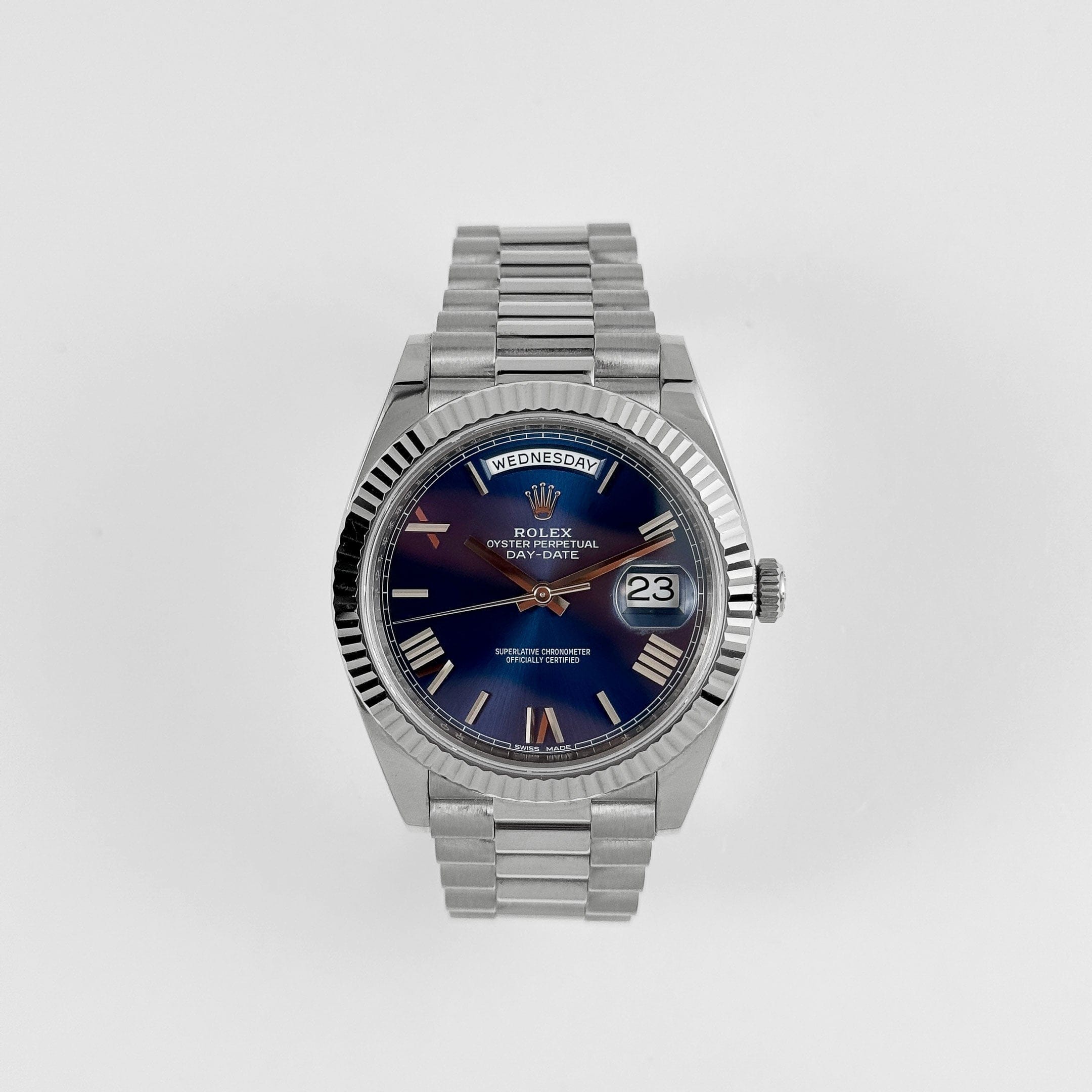 Rolex Day-Date 40 228239 White Gold Blue Dial (2018)
