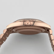 Rolex Day-Date 40 228345RBR Rose Gold Diamond-Paved Dial Diamond Bezel President (2024)