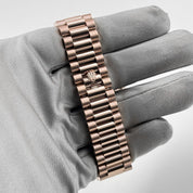 Rolex Day-Date 40 228345RBR Rose Gold Eisenkiesel Dial Diamond Bezel (2023)